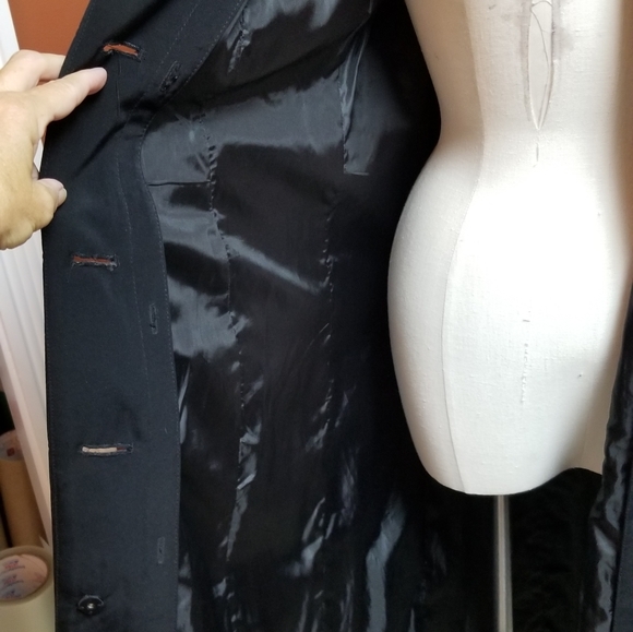 Jones New York Petite black raincoat - Picture 3 of 9